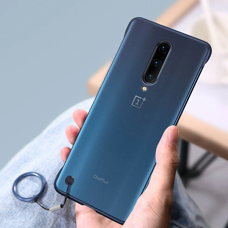 

YISAHNGOU For Oneplus 7T 6 6T 7 Pro 5T Frameless Matte Clear Ultra-Thin Finger Ring Hard Case Cover For OnePlus 7T Pro 7 6 6T 5T