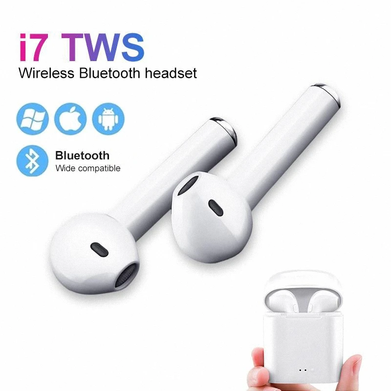 

TWS i7S Wireless Bluetooth Earphone With Charging Box Stereo True Earbud Headset Earrings for all smart phone PK i12 i18