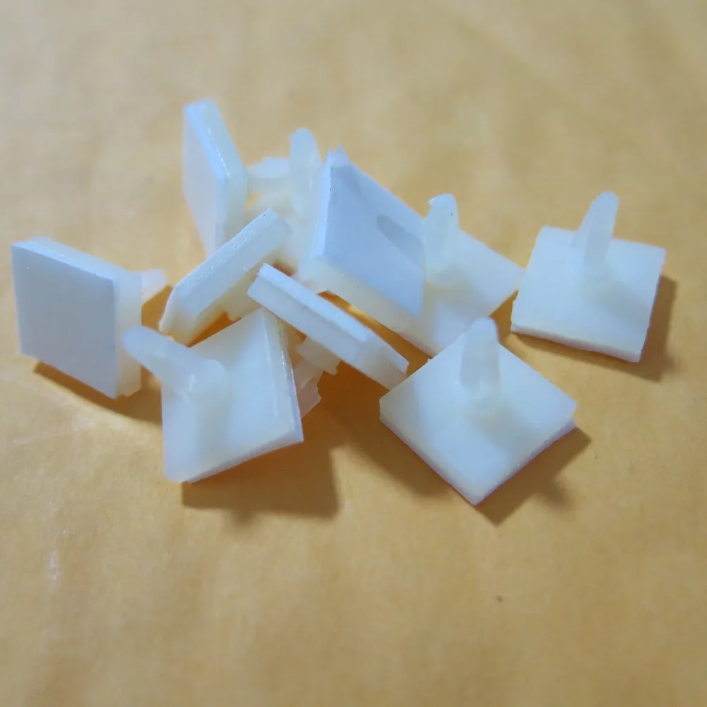 

100Pcs Nylon Plastic stick on Spacer Standoff fixed clip 3mm PCB circuit board Hole Locking Snap-In Posts halter support adhesiv