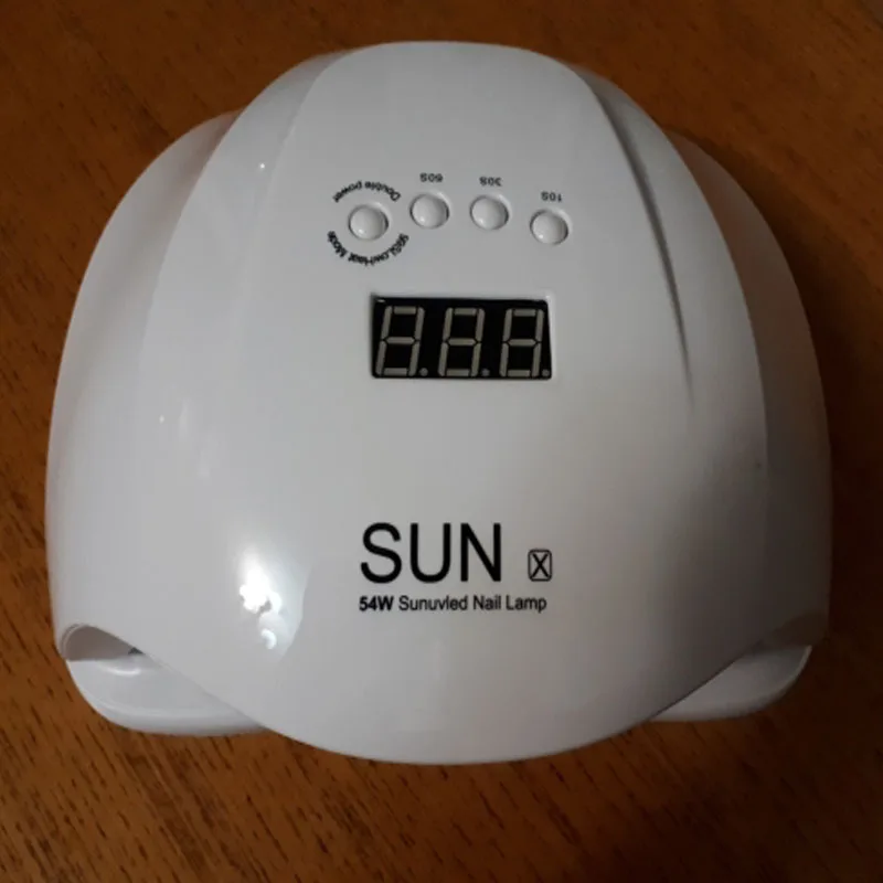 

SUN X Nail Dryer 54W UV LED Lamp UV Lamp Ice Lamp for Curing Gel Nail Polish Auto Sensing Nail Manicure Machine with LCD Display