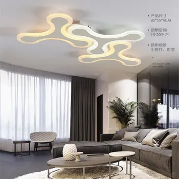 

Lighting living room minimalist modern creative personality shapelook home new led ceiling lamp bedroom acrylic lamp