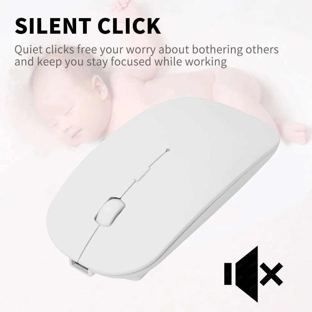 COMBATERWING Беспроводная bluetooth-мышка Slim Silent mate перезаряжаемая мышь Мыши для ПК ноутбук Android планшет для дома/офиса использование A30