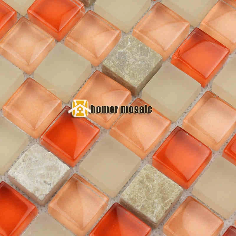 Online kaufen groÃhandel bad fliesen orange aus china bad fliesen ...