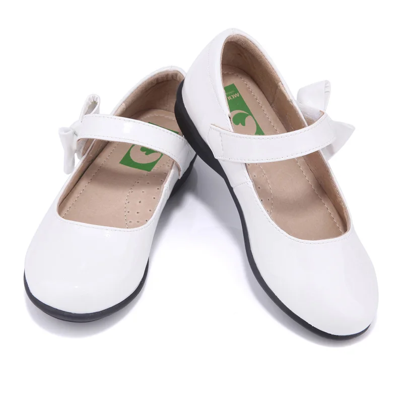 Girls font b shoes b font spring and autumn white light leather font b children s