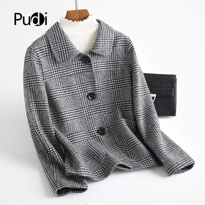 Pudi À Automne Carreaux Femmes Avec Laine Ro18108 Poche Style Nouvelle Hiver Manteau Loisirs Veste 2018 Livraison HUArq1xSwH