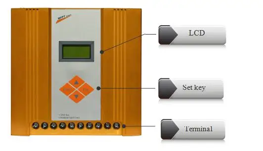 MPPT солнечный и ветряной гибридный контроллер зарядки высокая эффективность 200 Вт-600 Вт регулятор с ЖК-дисплеем