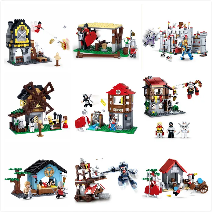 

Sluban Building Blocks Compatible with Lego B0611-0620 Models Building Kits Blocks Toys Hobbies For Chlidren