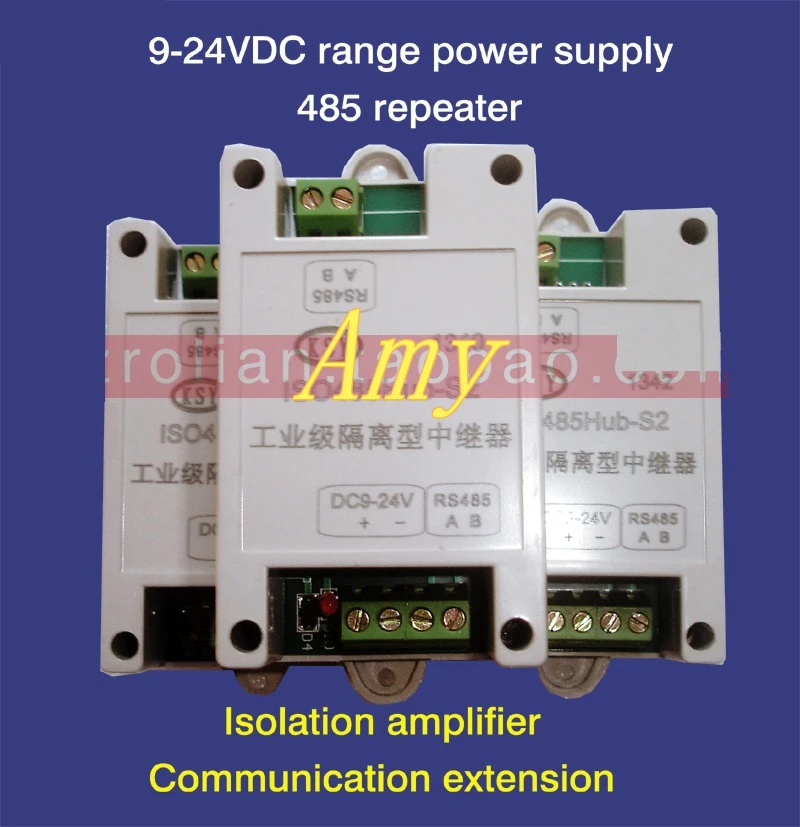 RS485 повторитель сигнала Расширенный DC9 до 24 В po wer изолированных усилителя