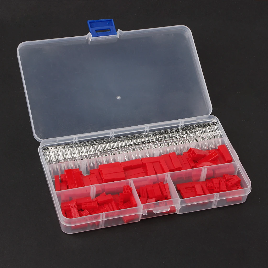 420PCS JST Connector Plug 2Pin Female, Male and Crimps RC Battery