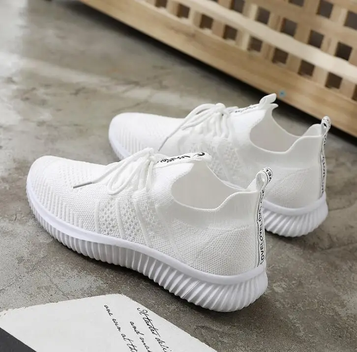 Женская обувь 2019 женские суперлегкие кроссовки Flyknit Вулканизированная для