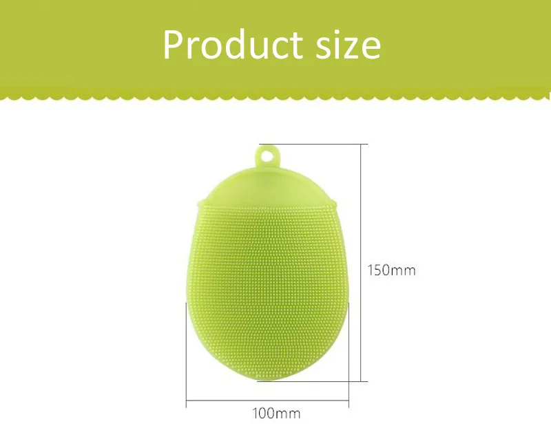 Silicone Dish Washing Brush Repeatable Sweeping Brush kitchen Dish Food Pot Multi-function Washing Brush 6 Colors (11)