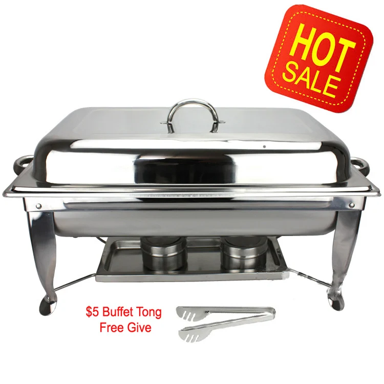 chafing buffet dish dishes stainless steel wholesale foldable kitchen sets tong utensil aliexpress