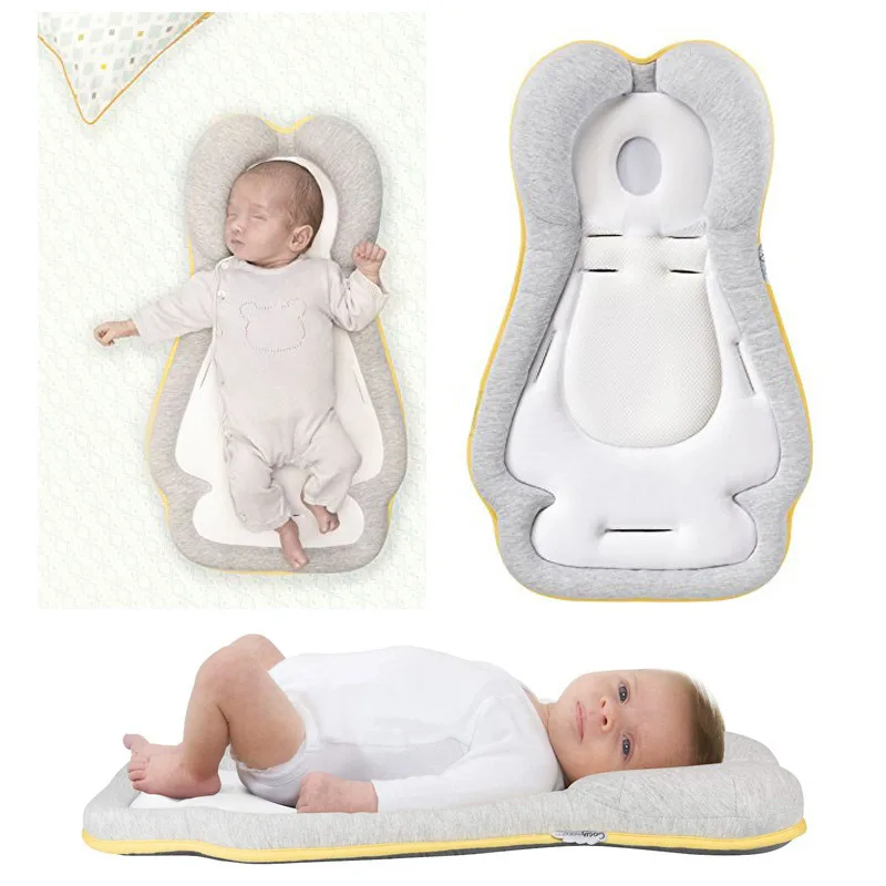 

Baby stroller cushion stroller pillow mat Baby car Mat with Anti Roll Pillow Cotton Child Infant car seat Cushion for children