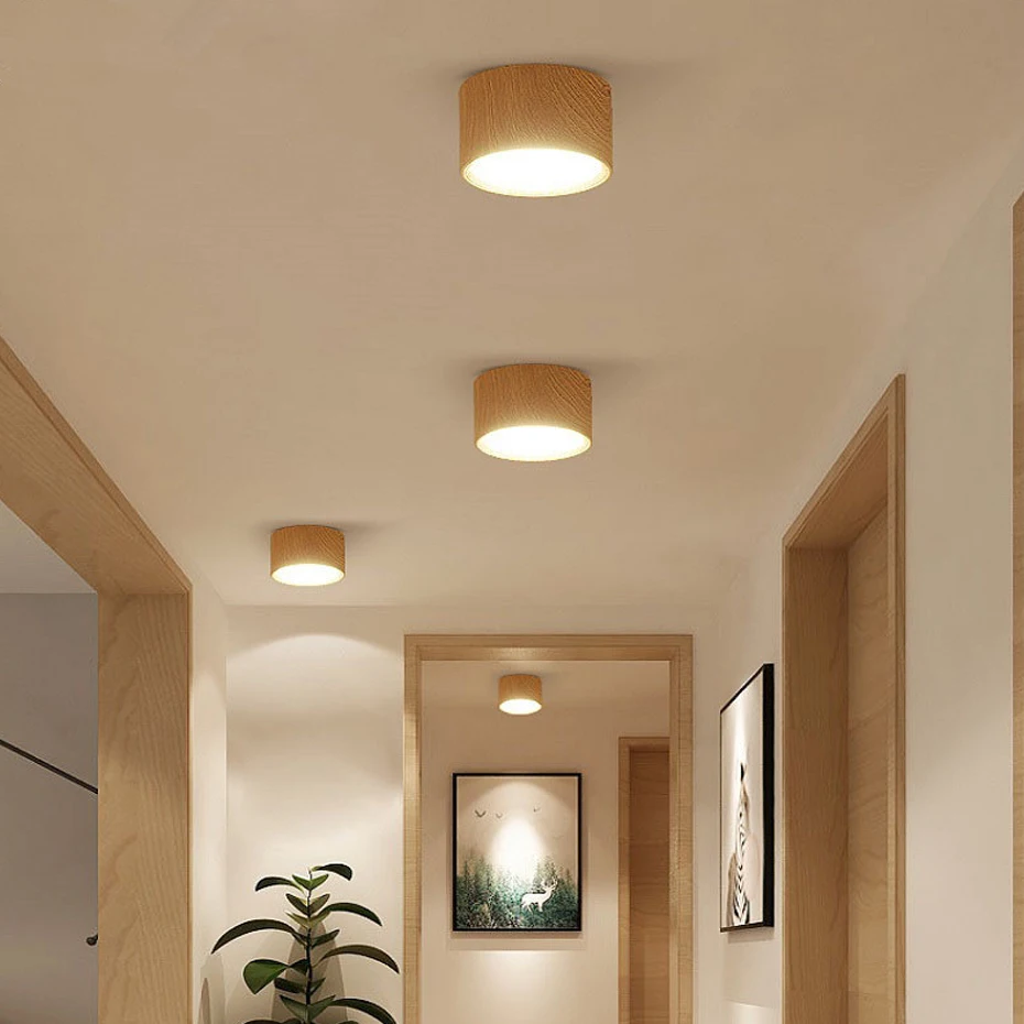 Dimmable Surface Mounted LED Downlight 5W 12W Ceiling Spot Light Room Lighting Fixture Bedroom Kitchen lights for Home lamp kitchen ceiling lights
