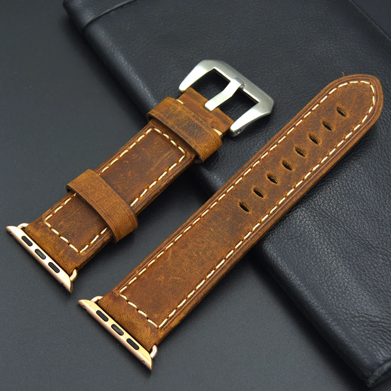 Ремешок из натуральной кожи для Apple Watch 38/42 мм|for apple watch|leather genuineleather band for watch |