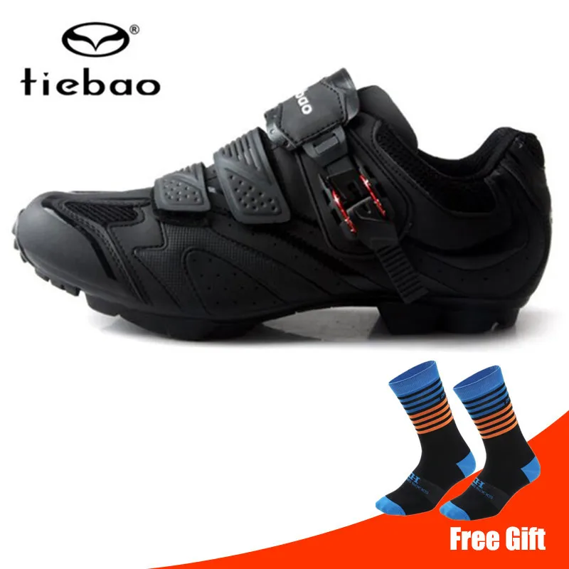 Tiebao MTB велосипедная обувь гоночная Спортивная ТПУ подошва велосипедная обувь мужские кроссовки женские самоблокирующиеся велосипедная обувь sapatilha ciclismo - Цвет: B1413 Black