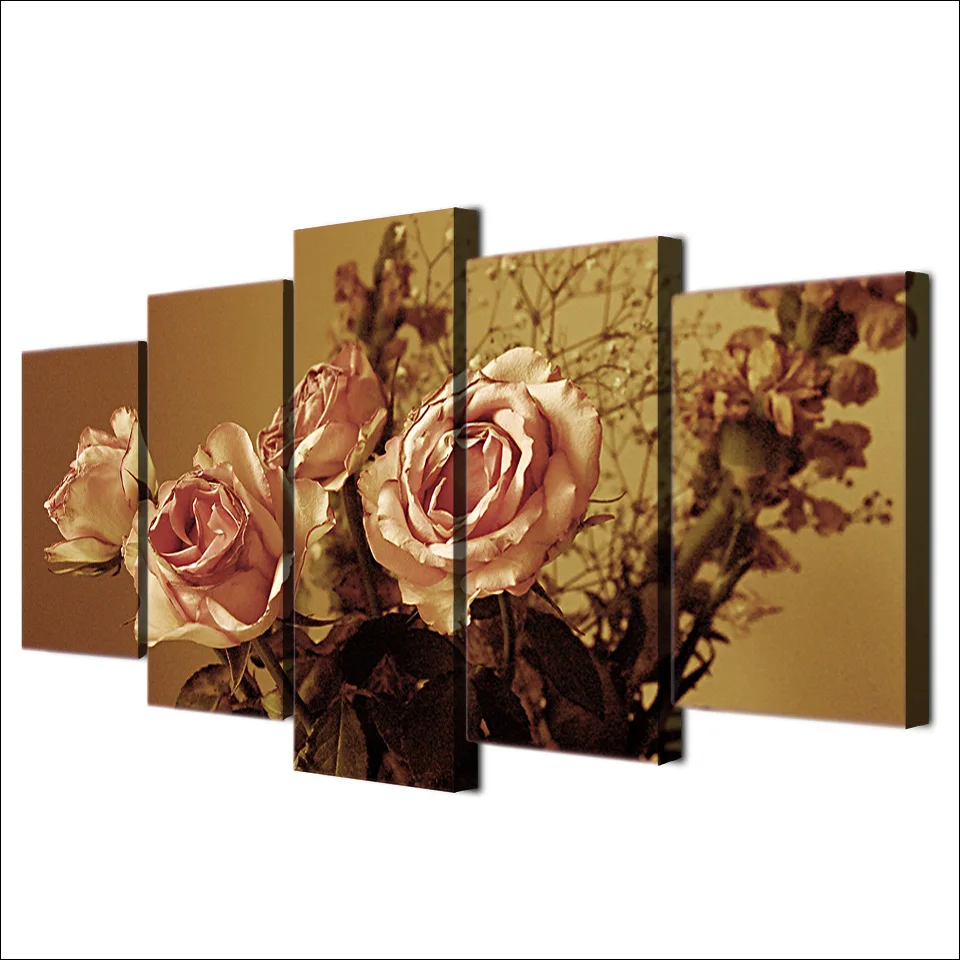 Posters-fit.cm5 alt.cm2.5 Wood Frame Rose Gold for Paintings Photos Prints 