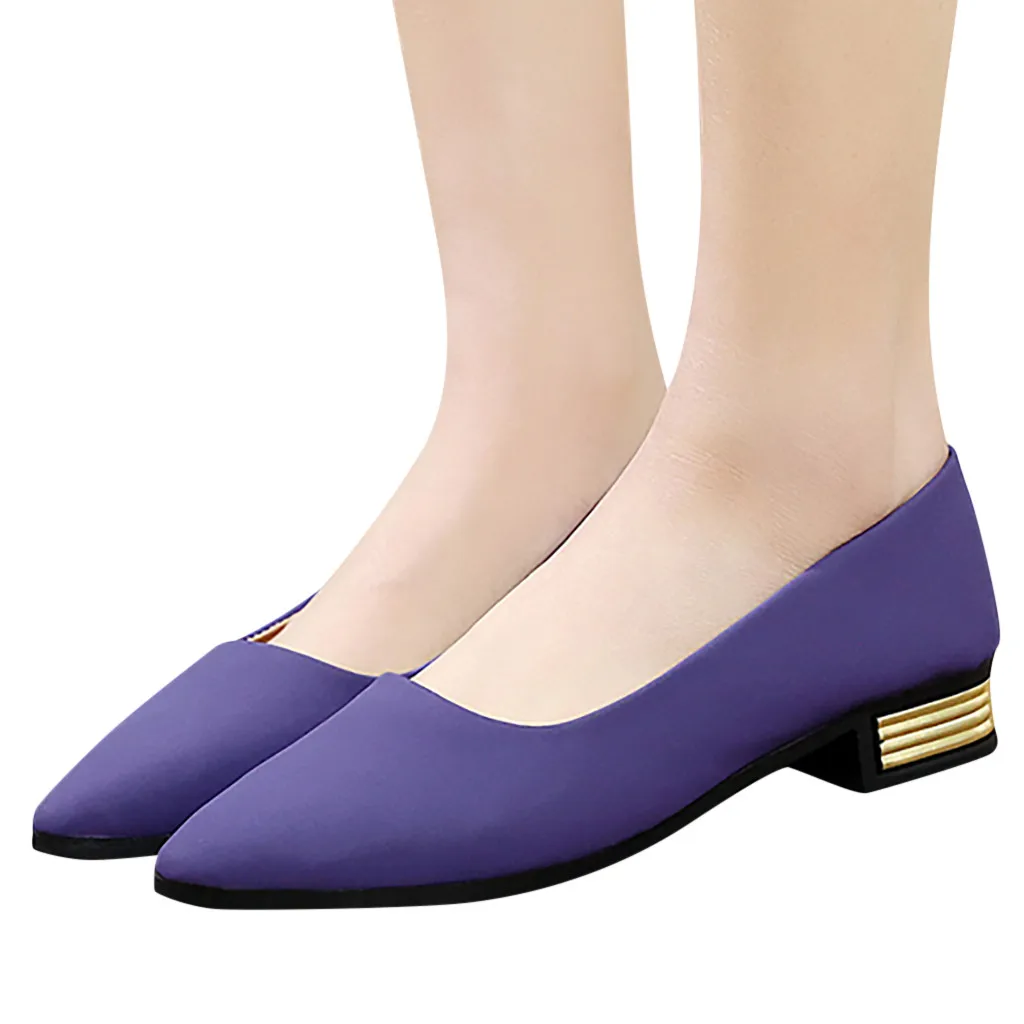 

woman sandals summer Classics Casual Solid Flat Point Toe Thin shoes Soft Bottom Comfortable Office Lady Sandalias Mujer 2019