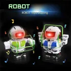 Электронный прыжки со скакалкой Smart Bot Robot Astronaut Kids Music Light Toys Дети KidsToy Подарок ★