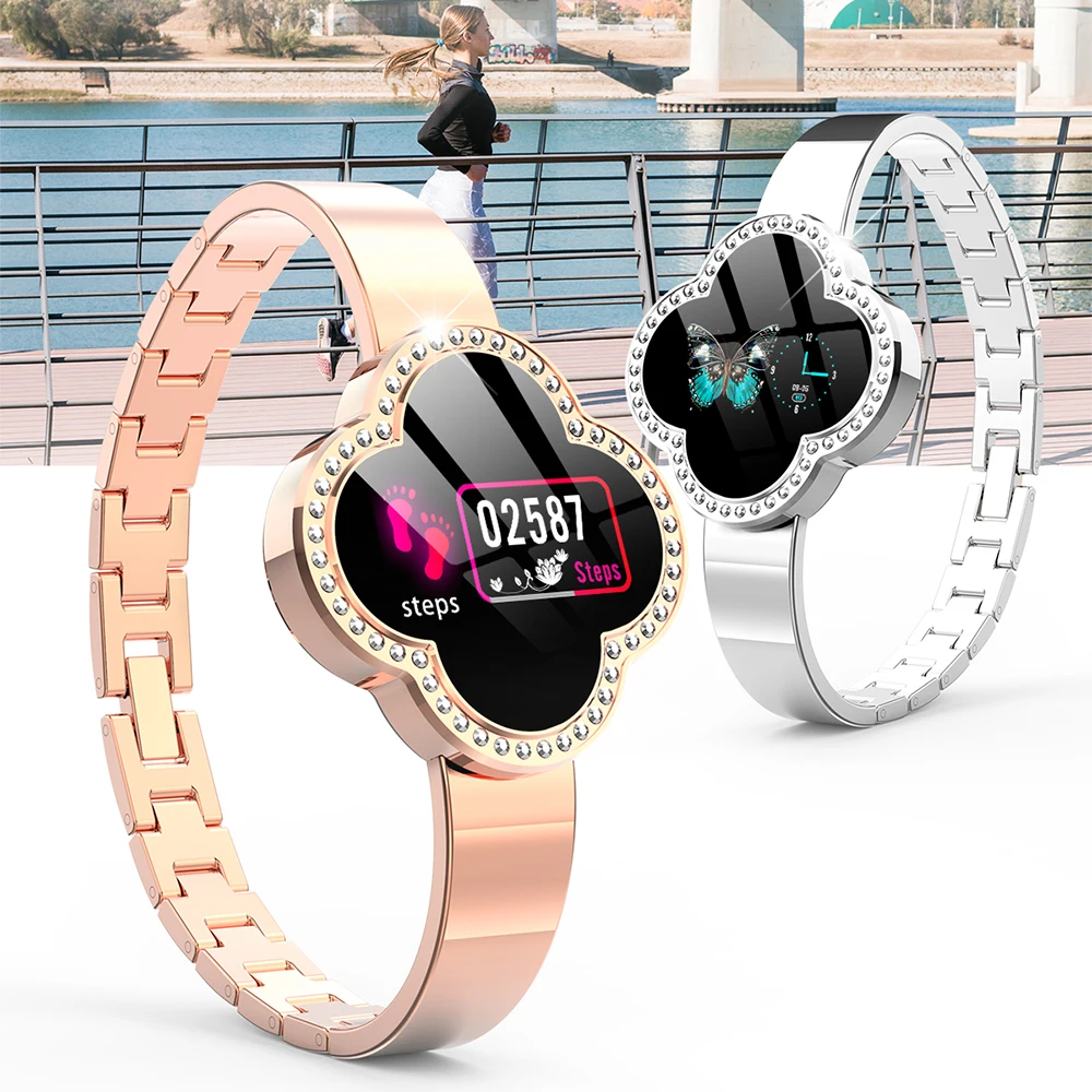 

Timethinker S6 Women Smart Watch Android iOS Hombre Lady Smartwatch Reloj Blood Pressure Heart Rate Monitor Fitness Tracker IP67