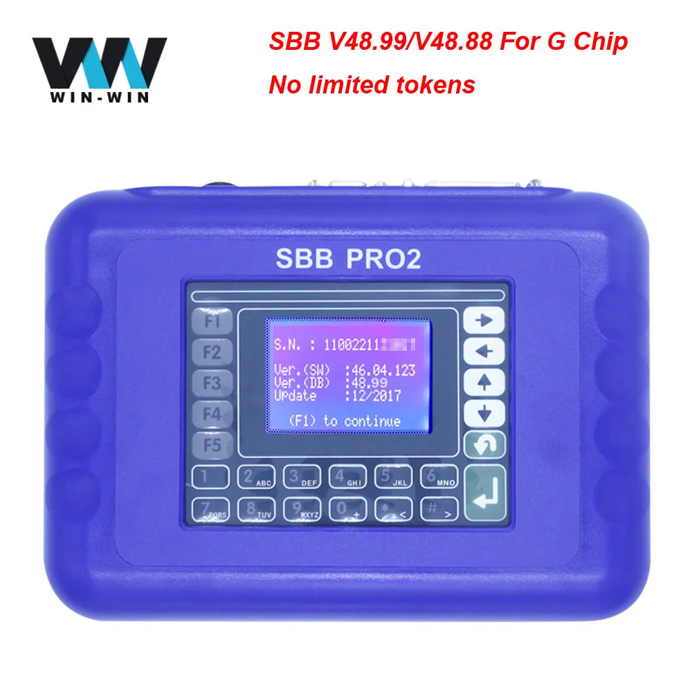 

SBB Pro2 V48.99 Support Toyota G chip Without limited tokens For Pincode multi-languages SBB V48.88/V48.99 Key Programmer tool