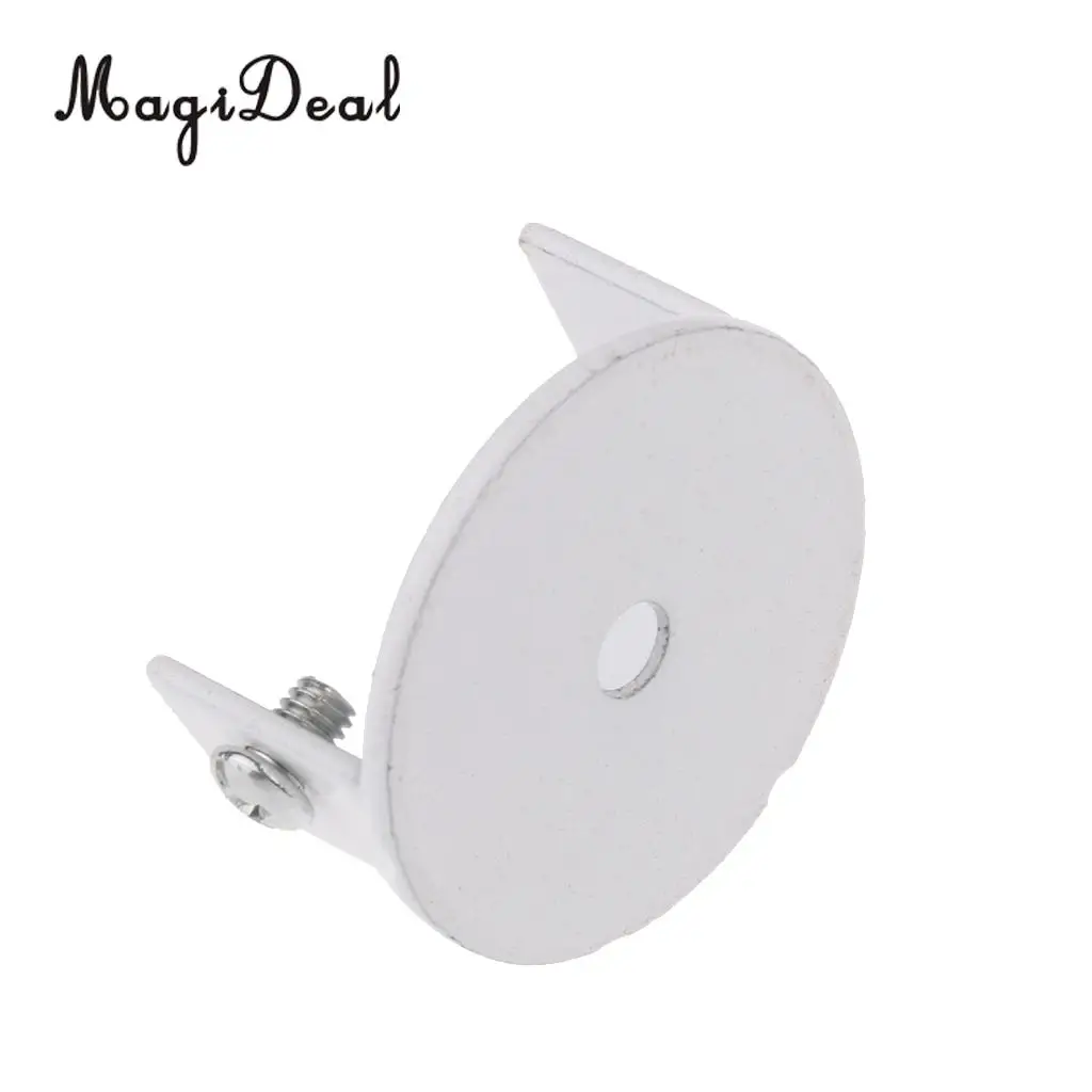 MagiDeal Curtain Pole Recess Wall Bracket Curtain Rods Finials Window Treatment Hardwares