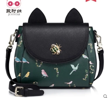 

Princess sweet lolita bag Korean version of Kitty bag printed women's shoulder bag all match and fashion handbag tide OSN170902