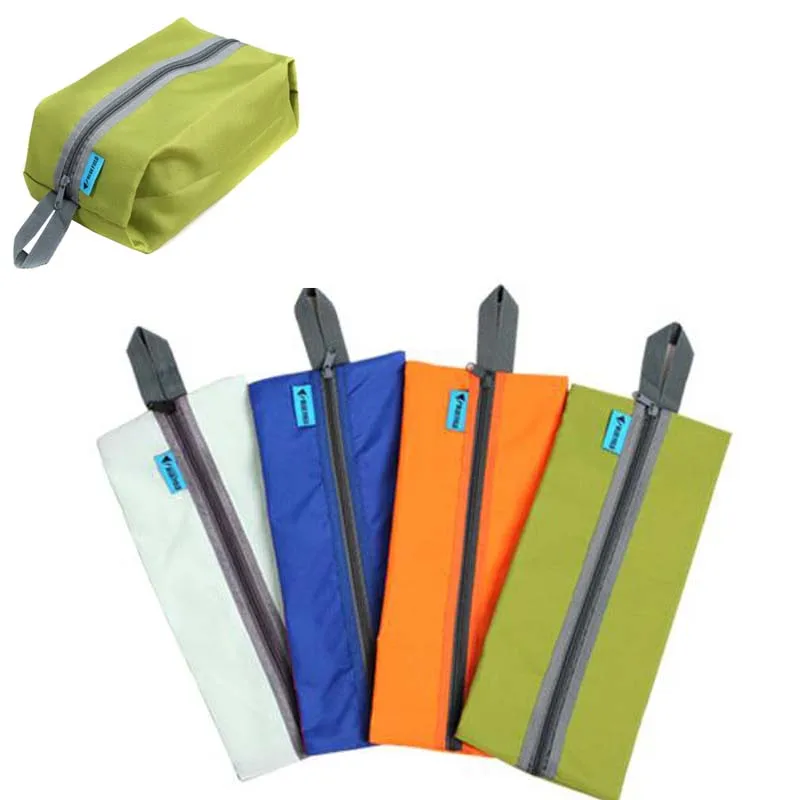 4 Colors Portable Women Travel Cosmetic Pouch Makeup Tote Bag Travel Kits Wash Storage Bag Toiletries Laundry Shoe Waterproof
