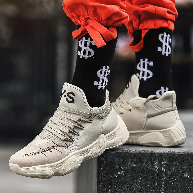 

New 2019 Men Casual Sports Shoes Summer Breathable Air Damping Outdoor Sneakers High Quality Male Hip Hop Shoes Drop Shipping