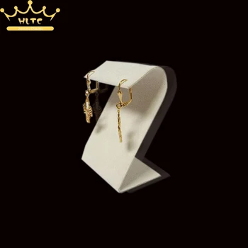 

2015 NEW High-grade Z Large Earring Display Stud Beige Velvet Earrings Suede Earrings Jewelry Rack