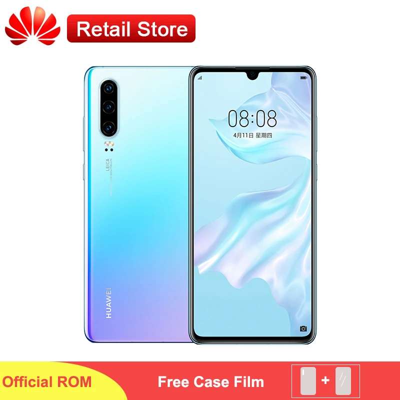

Huawei P30 Smartphone 6.1-inch OLED FHD+ Screen Kirin 980 Octa Core EMUI 9.1 Dual SIM Four AI Cameras 8GB RAM Phone
