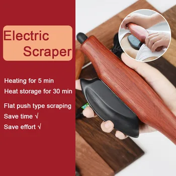 

Electric Hot Stone Needle Scraping Board Scraping Knife Heating Scraper Rib GuaSha Instrument for Massage Meridian Gua Sha Tool