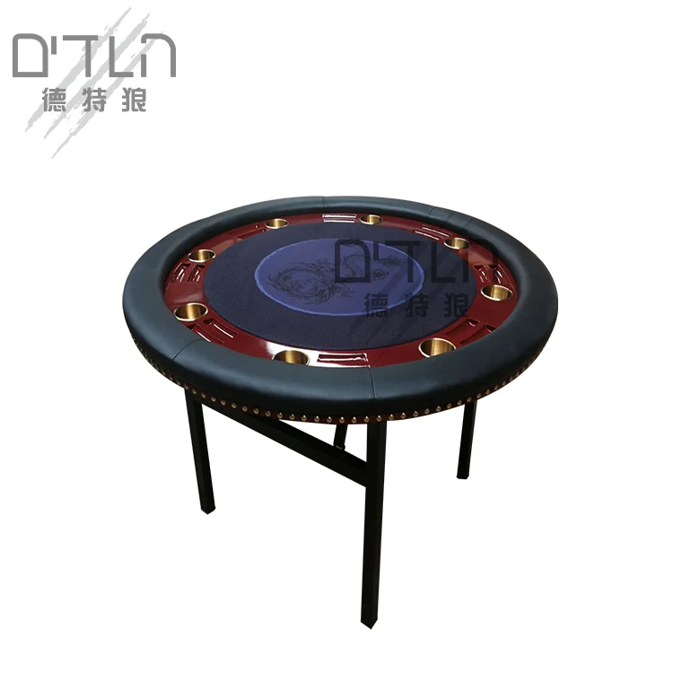 DTLN Round Texas Hold'em Table 140*140 Foldable Iron Table