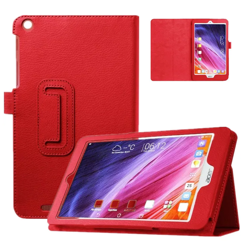 For Acer Iconia One8 B1 820 8 inch stand Tablet Case Litchi PU Leather