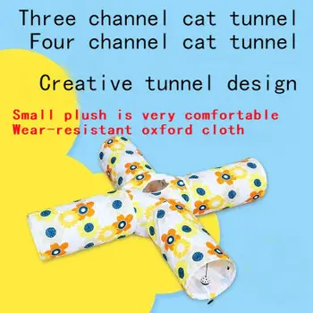 

Cat Tunnel Rolling Dragon Super Cat Channel Toy Foldable Cat Tent Cat Toy Pipeline tent Can have multiple connections
