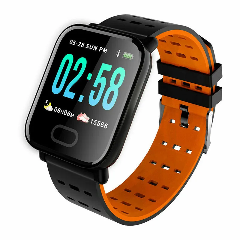 Жизнь Водонепроницаемый Спорт Фитнес Смарт часы трекер активности женщин мужчин Дети Fitbit сердечного ритма для IOS и Android - Цвет: As photo shows