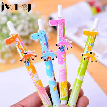 

1 pcs Cute cartoon giraffe ballpoint pen animal pen kawaii stationery canetas material escolar school supplies Free shipping