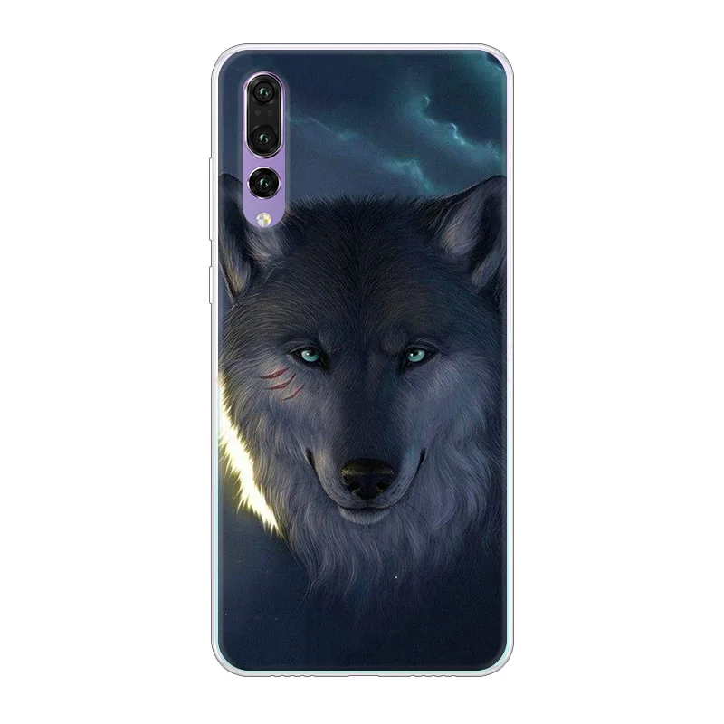 Силиконовый чехол для телефона huawei P20 Pro, мягкая Нескользящая задняя крышка из ТПУ с рисунком, тонкий чехол для huawei P20 Pro, чехол Fundas - Цвет: style 2