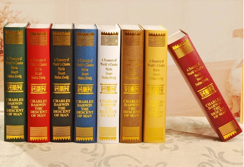 

Home Studyroom 1 pcs/set Fake Decorative Book Model Simulation Books 5*16.5*22 cm Paper Crafts For Bookcase Decoration hot sale