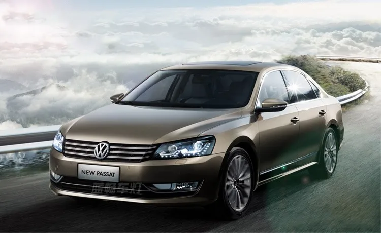 Высококачественный чехол для автомобиля для VW Passat 2011- светодиодный головной светильник DRL Дневной ходовой светильник Bi-Xenon HID аксессуары