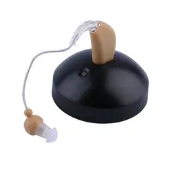 Новый Перезаряжаемые слуховые аппараты личной Звук усилитель голоса за ухом