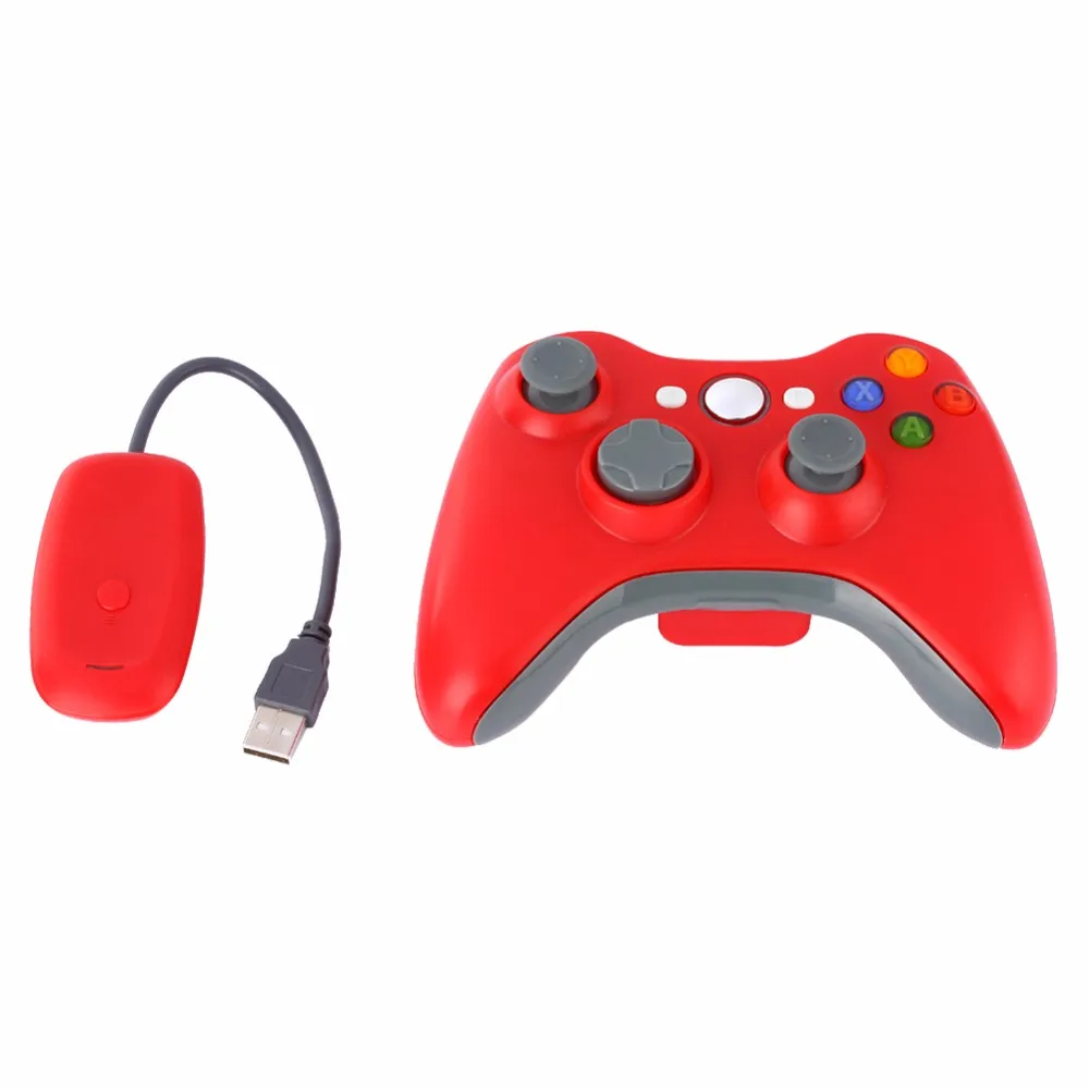 2,4 ГГц Беспроводной игры пульт дистанционного управления для xbox 360 джойстик для microsoft игры геймпад для xbox 360 Controle с ПК приемник