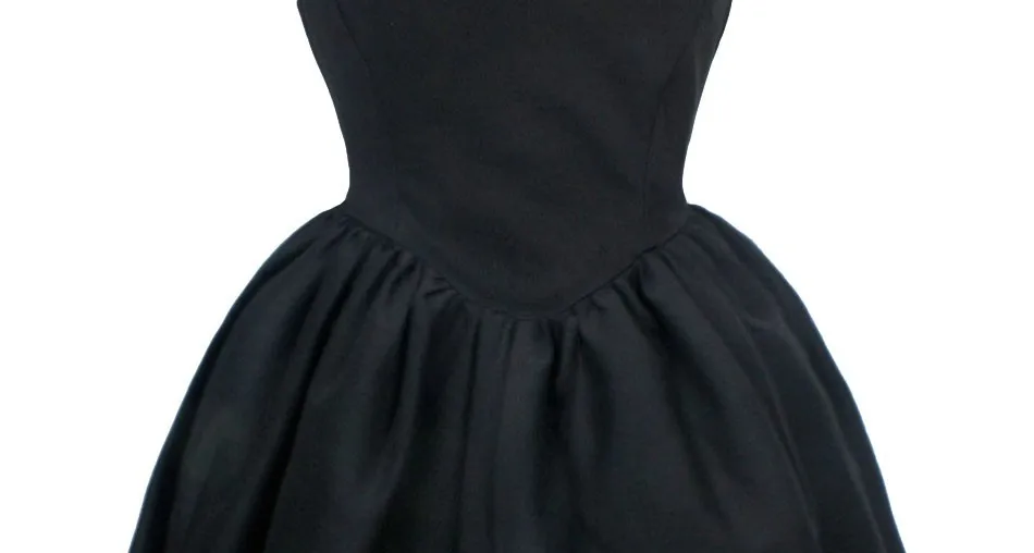 С Подкладкой Одри Хепберн LBD маленькое черное платье v-образный вырез сексуальный без рукавов твердый красный платье винтажное РЕТРО 50 s 60 s вечерние женские платья