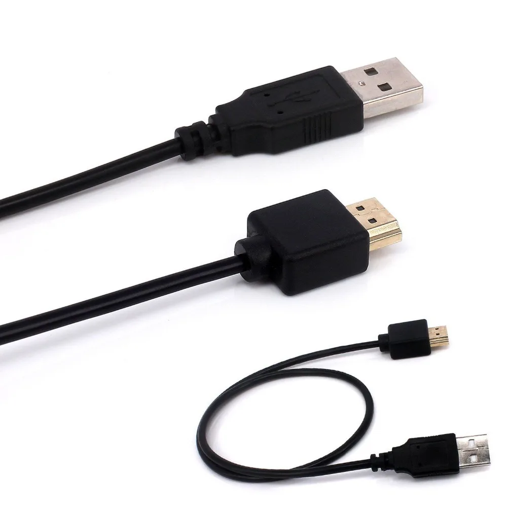 USB to HDMI ̺ 0.5m USB 2.0 Male to HDMI Male  ̺ й