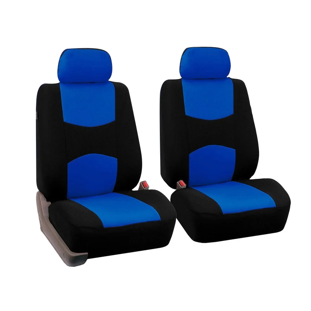 

2 Pcs Car Seat Covers Non-Slip Auto Full Seat Protector Universal Fit Interior Cover 4 color Car Styling Auto Accessories