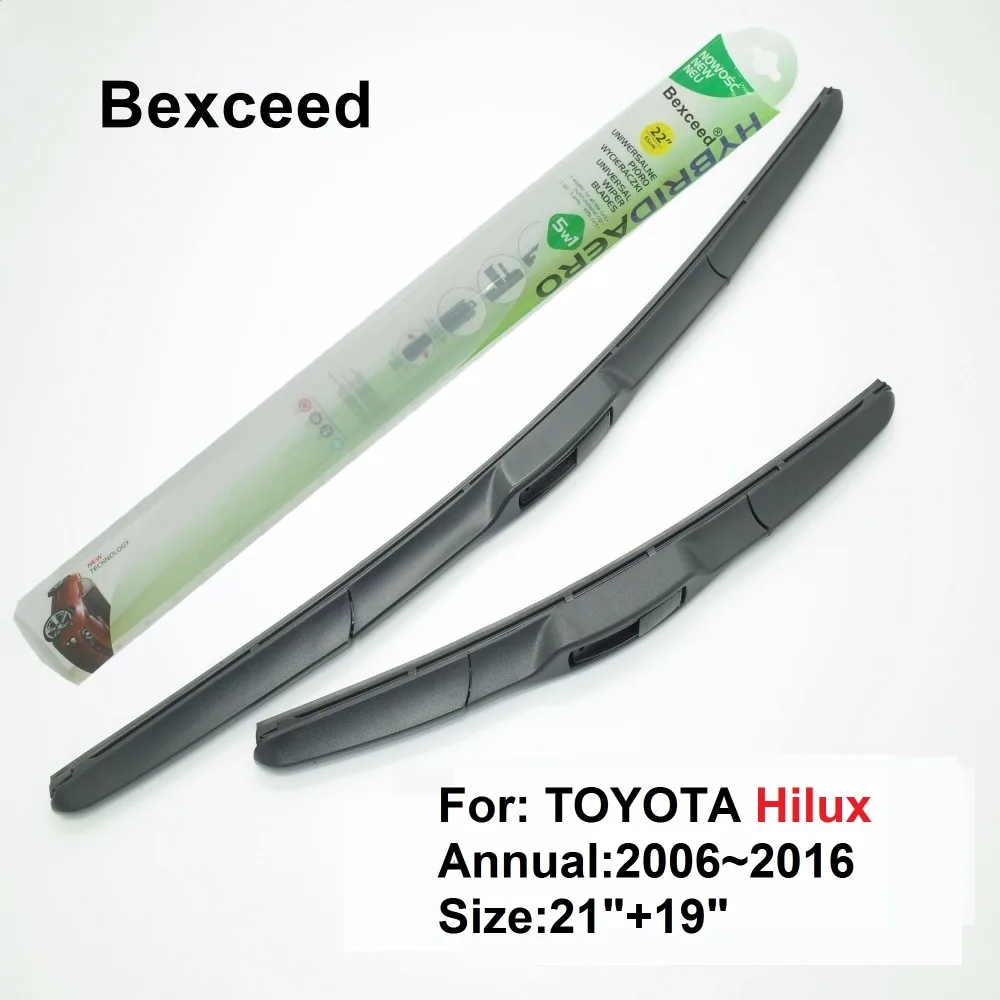 2"+ 19" высококачественный Bexceed резинового лобового стекла автомобиля Гибридный стеклоочистителя для TOYOTA Hilux