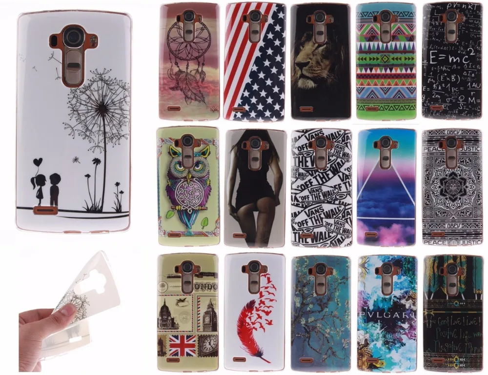 For LG G4 2016 Newest Fashion Design case Ultra Thin Soft TPU Gel Silicon H810 VS999 F500 cell phone Back covers |