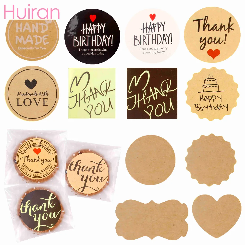 

Huiran Thank You Sticker Happy Wedding Birthday Party Decoration Wedding Accessories Baby Shower Decor Theme Party Supplies