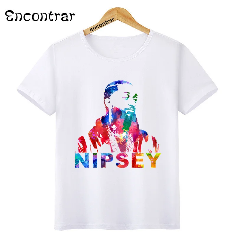 Детские топы, Camisetas Hombre, Harajuku, футболка, одежда для мальчиков и девочек, футболки с рисунком рэпера, Детская рубашка, ooo4570