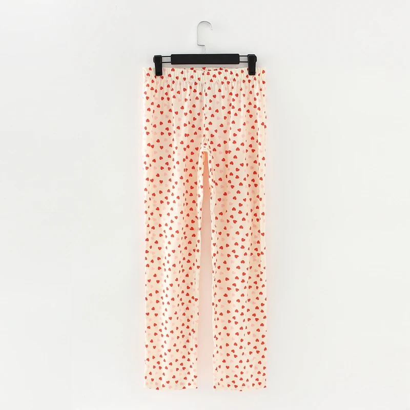 Fdfklak Весенние новые хлопковые Пижамные штаны для сна штаны для женщин летние женские пижамы со штанами Цветочные штаны для отдыха Q1222